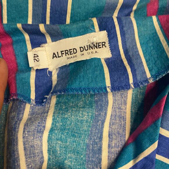 ALFRED DUNNER women’s vintage lover retro 3/4 sleeve pock jacket 80s hippie 42 - Picture 5 of 9